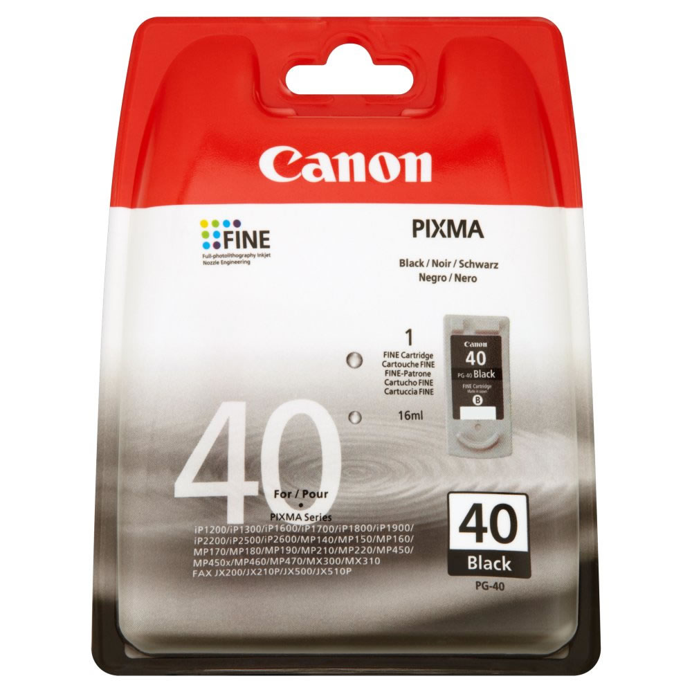 Canon PG-40 Black Ink Cartridge ( 40BK )