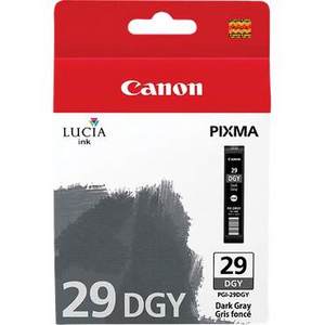 Canon Lucia PGI29DGY Dark Gray Ink Cartridge (PGI-29DGY)