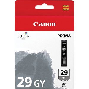 Canon Lucia PGI29GY Gray Ink Cartridge (PGI-29GY)