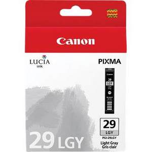 Canon Lucia PGI29LGY Light Gray Ink Cartridge (PGI-29LGY)