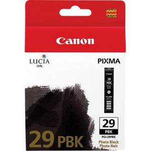 Canon Lucia PGI29PBK Photo Black Ink Cartridge (PGI-29PBK)