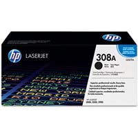 HP 308A Black Laser Toner Cartridge - Q2670A