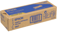 Epson C13S050627 Yellow Toner Cartridge, 2.5K Page Yield