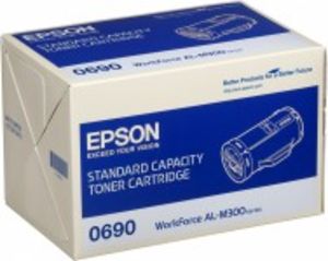 Epson S050690 Black Toner Cartridge, 2.7K Page Yield