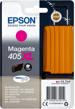 High Capacity Magenta Epson 405XL Ink Cartridge - T05H340