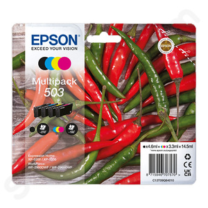 4 Color Epson 503 Ink Cartridge Multipack - T09Q640