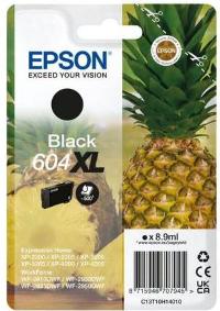 High Capacity Black Epson 604XL Ink Cartridge - T10H140 Pineapple