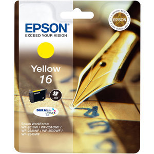 Yellow Epson 16 Ink Cartridge (T1624) Printer Cartridge