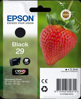 Black Epson 29XL Ink Cartridge (T2991) Printer Cartridge