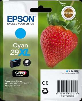 Cyan Epson 29XL Ink Cartridge (T2992) Printer Cartridge