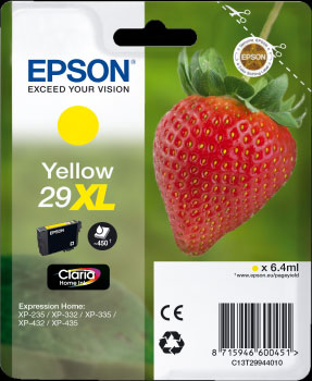 Yellow Epson 29XL Ink Cartridge (T2994) Printer Cartridge