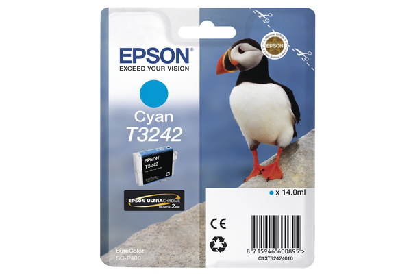 Cyan Epson T3242 Ink Cartridge (T3242) Printer Cartridge