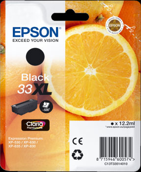 Black Epson 33XL Ink Cartridge (T3351) Printer Cartridge