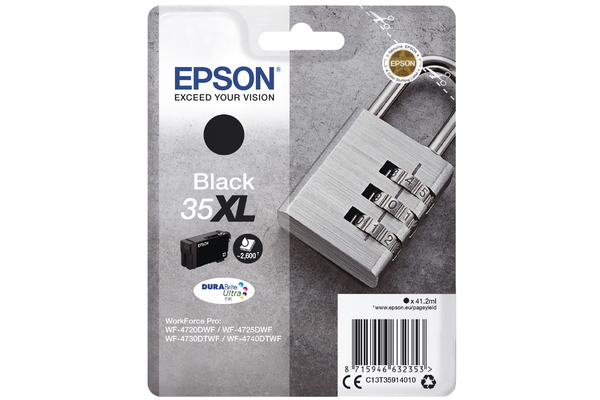 Black Epson 35XL Ink Cartridge (T3591) Printer Cartridge