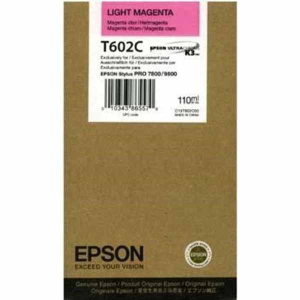 Light Magenta Epson T602C Ink Cartridge (C13T602C00) Printer Cartridge