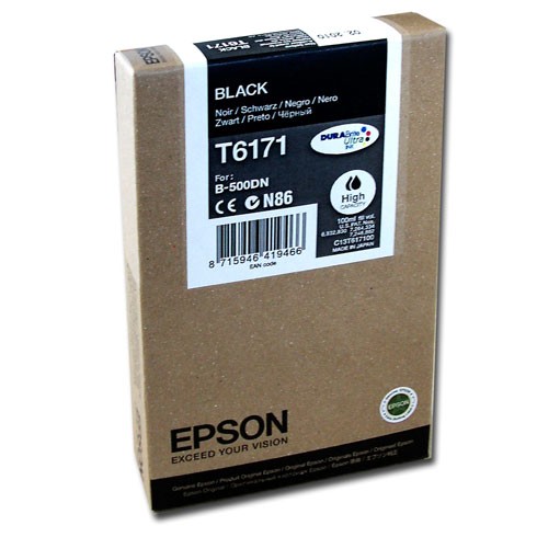 Black Epson T6171 Ink Cartridge (C13T617100) Printer Cartridge