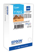 Cyan Epson T7012 XXL Ink Cartridge (C13T70124010) Printer Cartridge
