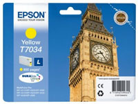Yellow Epson T7034 Ink Cartridge (C13T70344010) Printer Cartridge