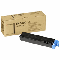 Cyan Kyocera TK-500C Toner Cartridge (370PD5KW) Printer Cartridge