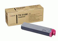 Magenta Kyocera TK-510M Toner Cartridge (1T02F3BEU0) Printer Cartridge