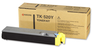 Yellow Kyocera TK-520Y Toner Cartridge (TK520Y) Printer Cartridge