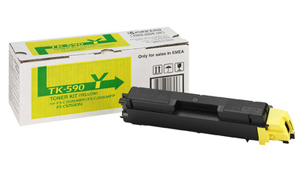Yellow Kyocera TK-590Y Toner Cartridge (TK590Y) Printer Cartridge