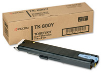 Yellow Kyocera TK-800Y Toner Cartridge (370PB3KL) Printer Cartridge