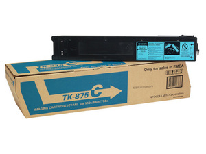 Cyan Kyocera TK-875C Toner Cartridge (TK875C) Printer Cartridge