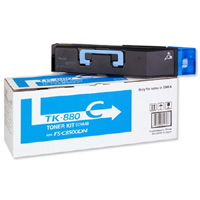 Cyan Kyocera TK-880C Toner Cartridge (TK880C) Printer Cartridge