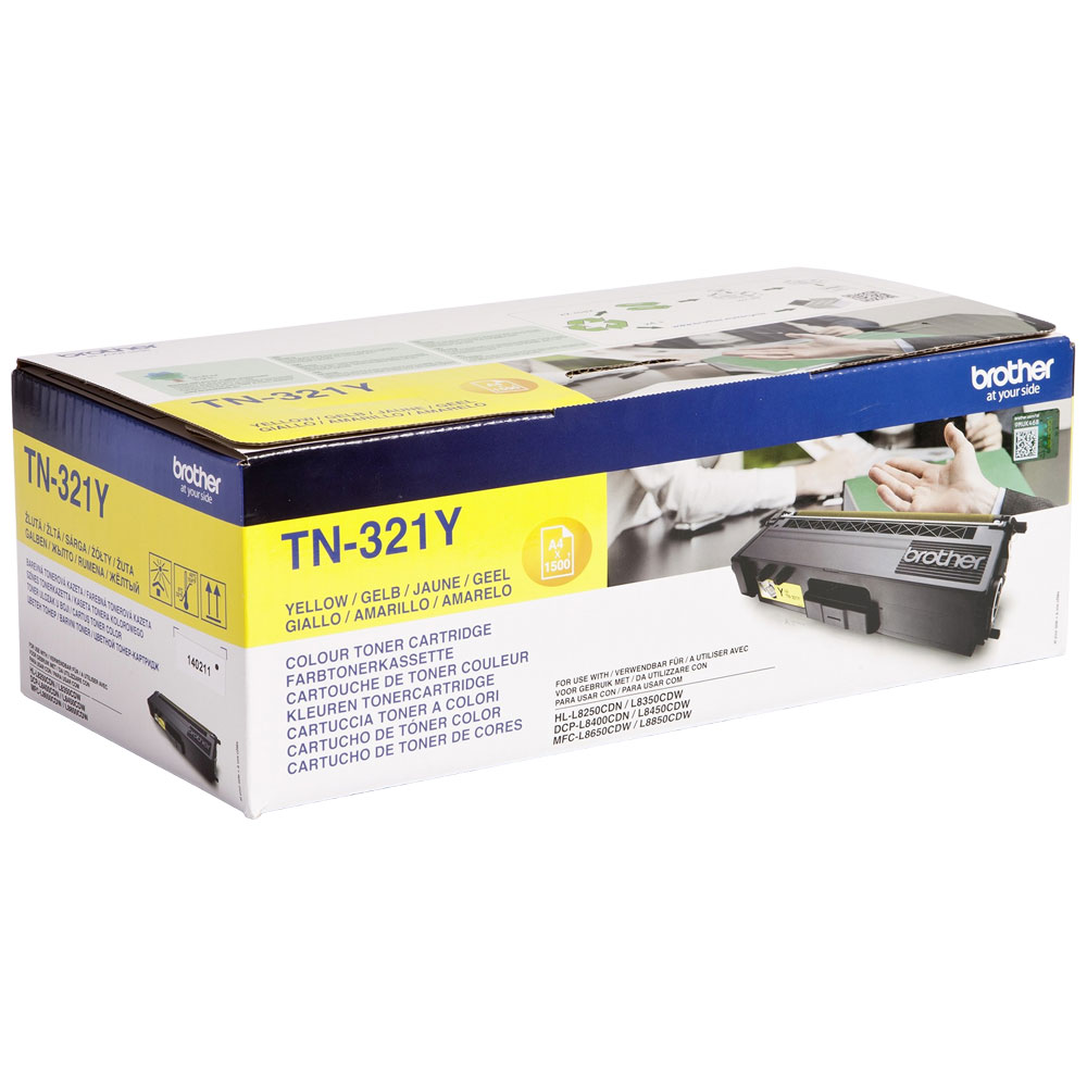 Yellow Brother TN-321Y Toner Cartridge (TN321Y) Printer Cartridge