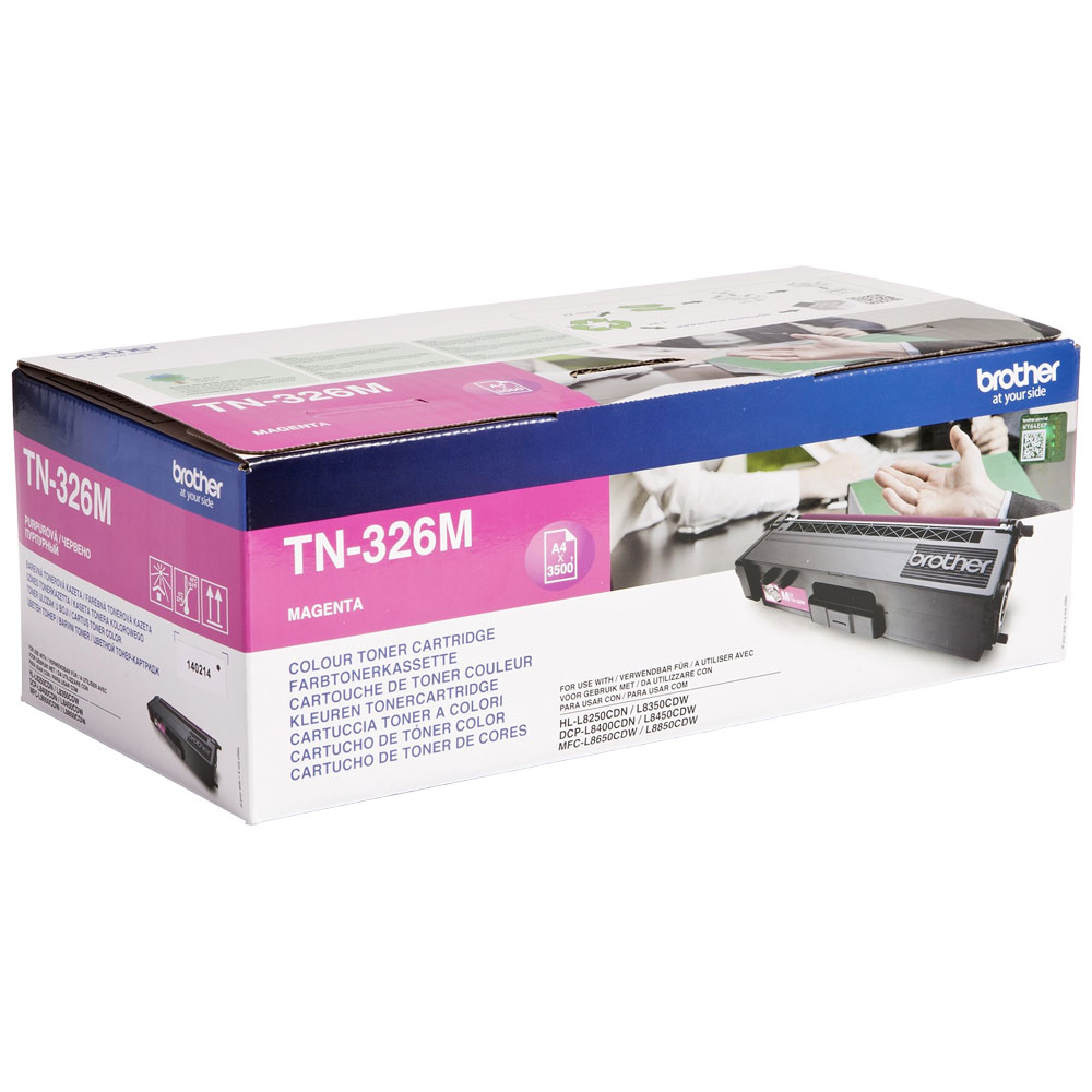 Magenta Brother TN-326M Toner Cartridge (TN326M) Printer Cartridge