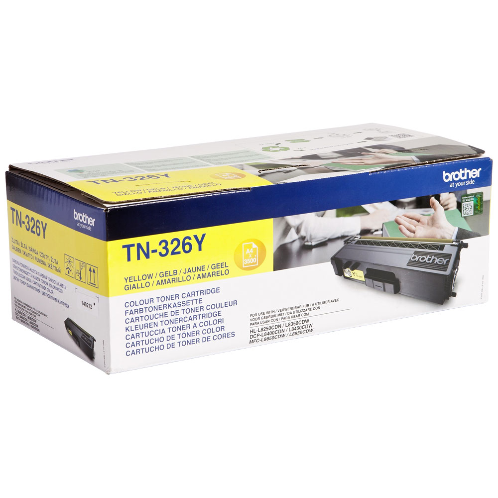 Yellow Brother TN-326Y Toner Cartridge (TN326Y) Printer Cartridge