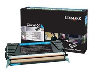 Cyan Lexmark X746 Toner Cartridge 0X746A1CG Printer Cartridge