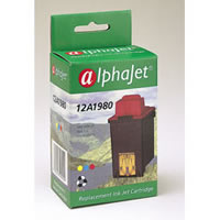 Alphajet RL1980 Replacement Colour Ink Cartridge for Lexmark 12A1980