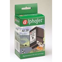 Alphajet RC20 Replacement Black Ink Cartridge for Canon BC-20