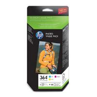 HP 364 Series Photosmart Value Pack Standard C/M/Y Ink Cartridges plus 85 Sheets, 10 x 15 cm