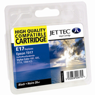 Jet Tec ( Made in the UK) Black Ink Cartridge for T017401, 20ml