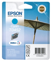 Epson T0452 DuraBrite Cyan Ink Cartridge