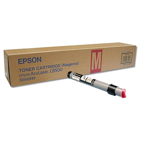 Epson C13S050040 Magenta Toner Cartridge, 6K