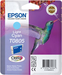 Epson T0805 Claria Photographic Light Cyan Ink Cartridge