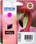 Epson T0873 UltraChrome Hi-Gloss2 Magenta Ink Cartridge