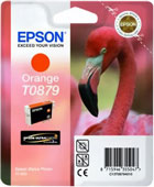 Epson T0879 UltraChrome Hi-Gloss2 Orange Ink Cartridge