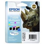 Epson T1006 DuraBrite Ultra Multi Pack Cyan, Magenta, Yellow Ink Cartridges ( Rhino )