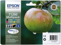 Epson T1295 DuraBrite Ultra Apple High Capacity Multi Pack BK/C/M/Y Ink Cartridges