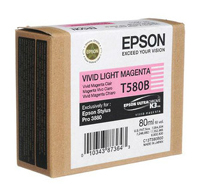 Vivid Light Magenta Epson T580B Ink Cartridge (C13T580B00) Printer Cartridge
