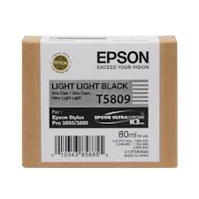 Light Light Black Epson T5809 Ink Cartridge (C13T580900) Printer Cartridge