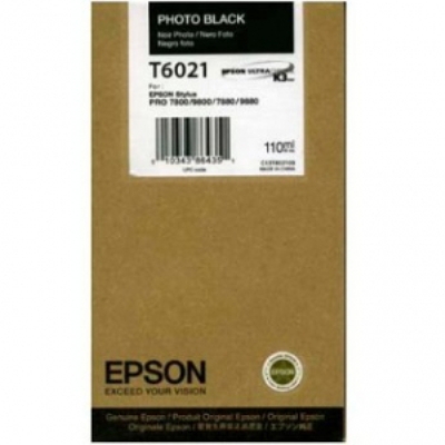 Photo Black Epson T6021 Ink Cartridge (C13T602100) Printer Cartridge
