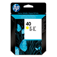 HP 40 Yellow Ink Color Cartridge
