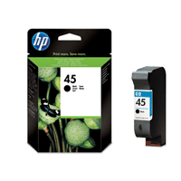 HP 45 High Capacity Black Ink Cartridge - 51645A