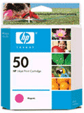 HP 50 Magenta Color Ink Cartridge